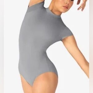 Baltogs leotard tank charcoal/gray color, size adult XS NWT dance dancewear